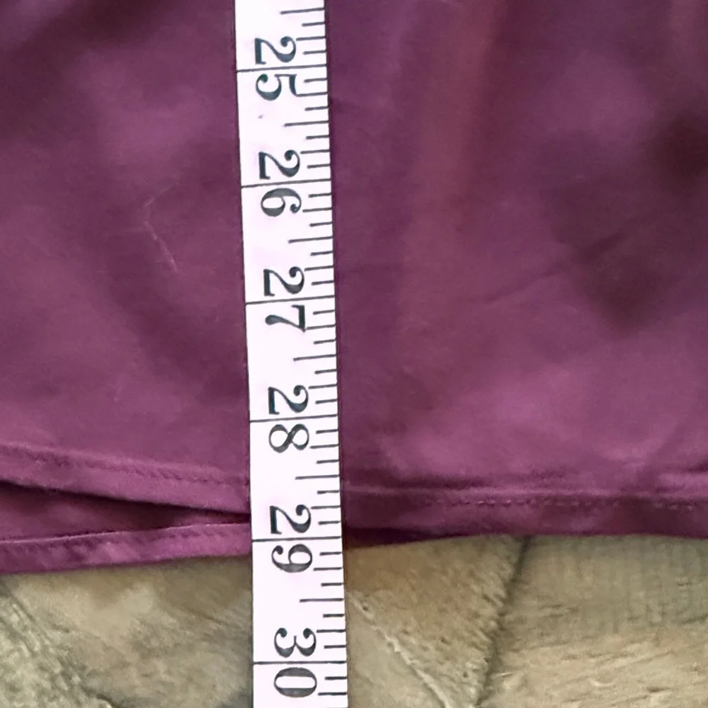 Button-Front Midi Skirt in Burgundy - Picture 8 of 8